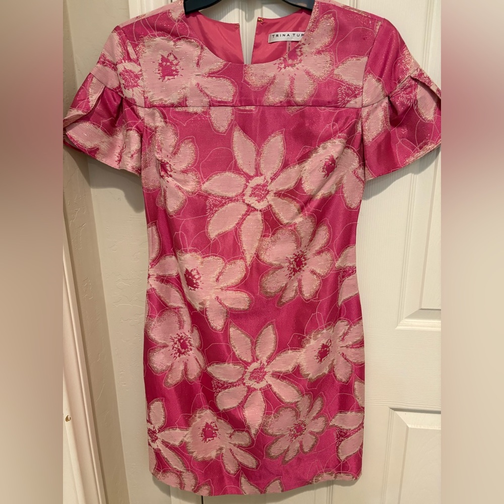 Maya Pink Floral Women's Dress